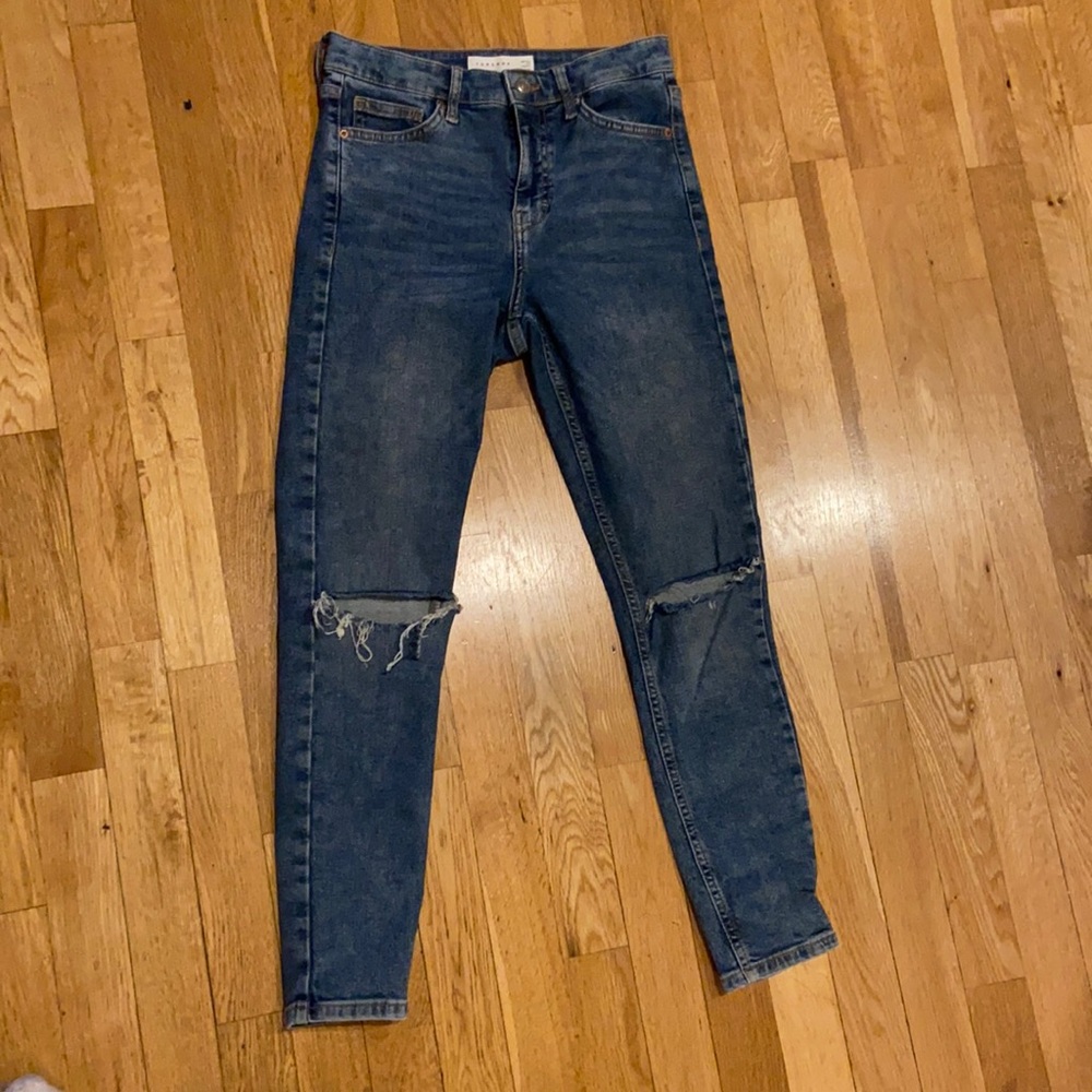 Topshop Jamie ripped jeans